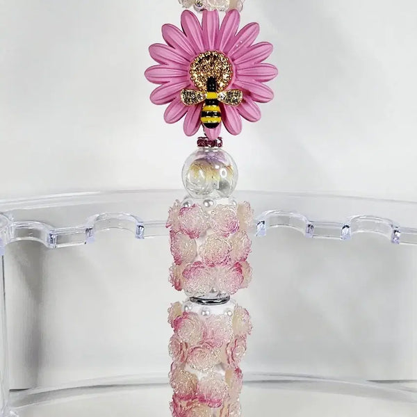 [BUNJANG] Handmade Honey Bee Flower Ballpoint Pen / 꿀벌꽃 수제 볼펜