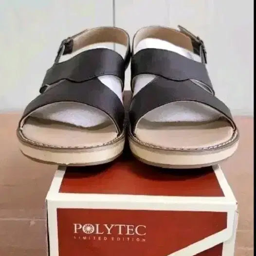 [BUNJANG] POLYTEC Men's Genuine Leather Sandals (Size 275) / POLYTEC 폴리텍 남성 천연가죽 샌들-(275)새 상품입니다