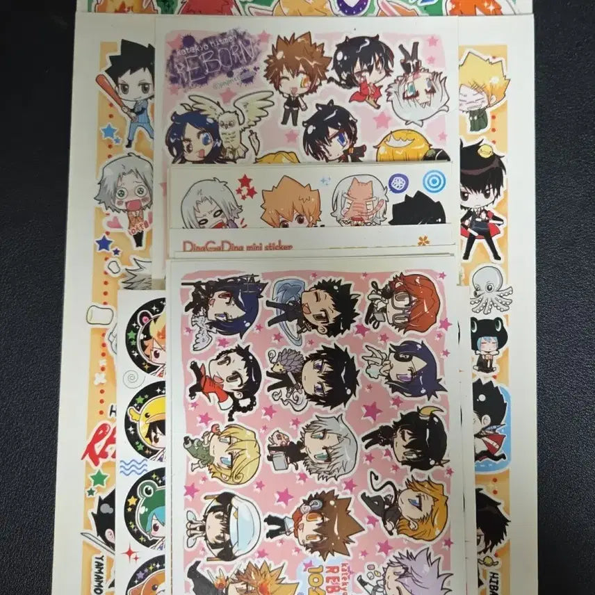 [BUNJANG] Reborn! Hitman Reborn! Anime Sticker Set (27 pcs) / 가정교사 히트맨 리본 가히리 스티커 27장 판매