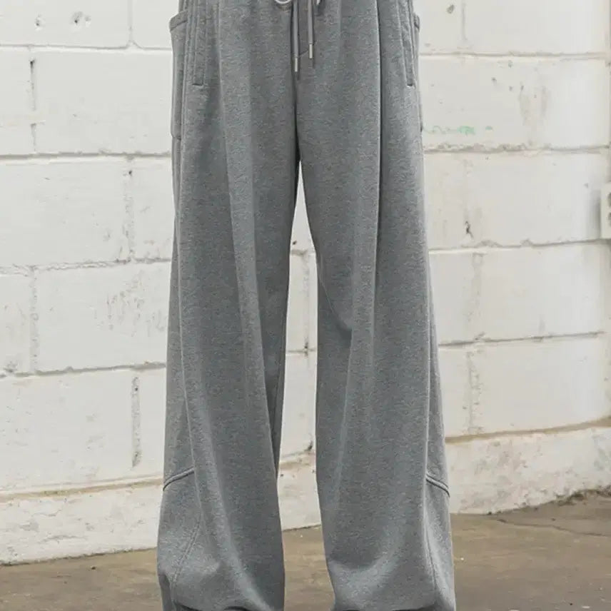 [BUNJANG] Begin202 6-Pocket Sweatpants (Melange Grey, Size 1) / 네고O 택O (1) 비긴202 6포켓 스웻 팬츠[멜란지 그레이]