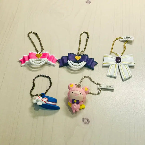 [BUNJANG] Pripara Kumma Bear Accessory Gacha Keyring Bundle Set / 프리파라 쿠마 곰탱이 액세서리 피규어 가챠 키링 일괄
