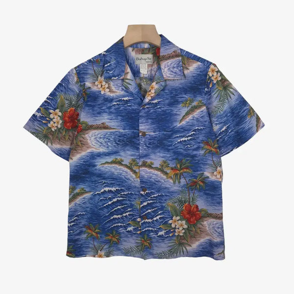 [BUNJANG] Bishop Street Cotton Hawaiian Shirt / [100] 비숍 스트리트 코튼 하와이안 셔츠