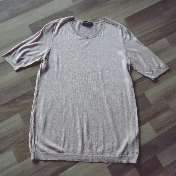 [BUNJANG] Italian Silk T-Shirt Size 55 / 이태리제 실크티셔츠/55사이즈/최상급