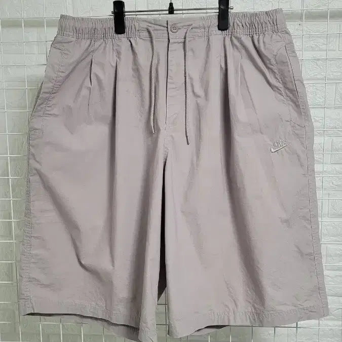 [BUNJANG] Nike Pin-Tuck Cotton Shorts XXL / [정품/XXL]나이키 오버사이즈 핏 핀턱 코튼 쇼츠 귀한 빅사이즈