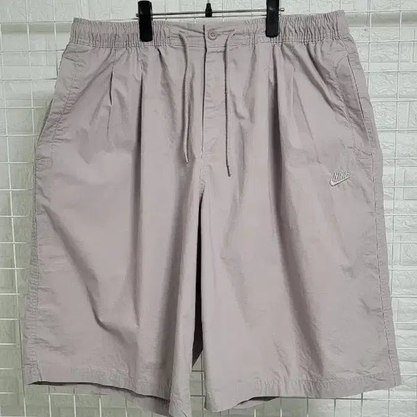 [BUNJANG] Nike Pin-Tuck Cotton Shorts XXL / [정품/XXL]나이키 오버사이즈 핏 핀턱 코튼 쇼츠 귀한 빅사이즈