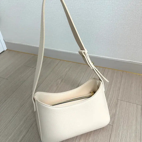 [BUNJANG] Casual Ivory Shoulder Bag / 캐주얼 아이보리 숄더백 가방