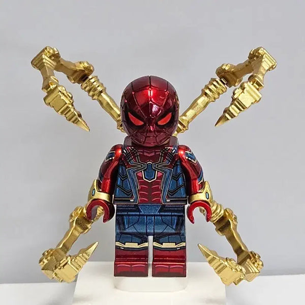 [BUNJANG] LEGO Custom LCM Iron Spider-Man Add-on Parts / 레고 커스텀 LCM 아이언 스파이더맨+팔, 헤드 추가 파츠