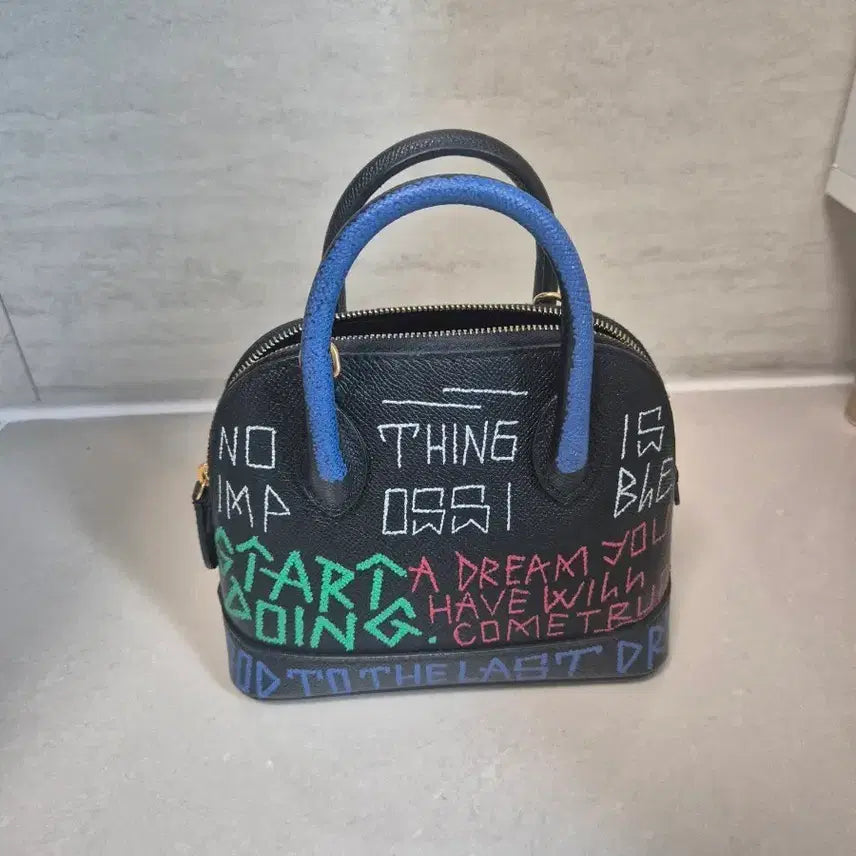 [BUNJANG] Balenciaga B.52 Graffiti Limited Edition Mini Tote Bag / 발렌시아가 빌탑 그래피티 한정판 미니