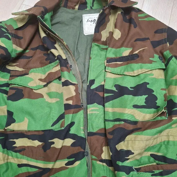 [BUNJANG] Vintage Korean Military Uniform Set (Field Jacket, Top, Bottoms, Belt) / 코스프레용 구형 군복 풀세트(야상+상의+하의)