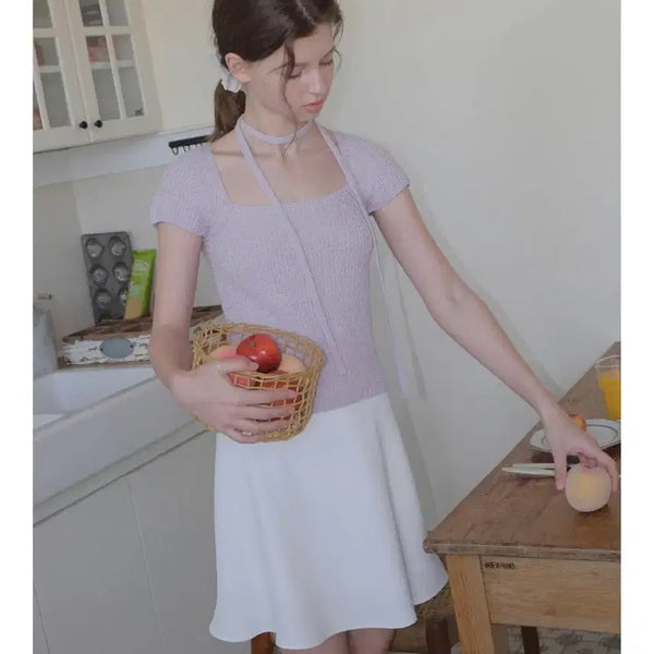 [BUNJANG] FYEO Rena Jacquard Mini Skirt / 포유온 fyeo 레나 자카드 미니스커트 새상품