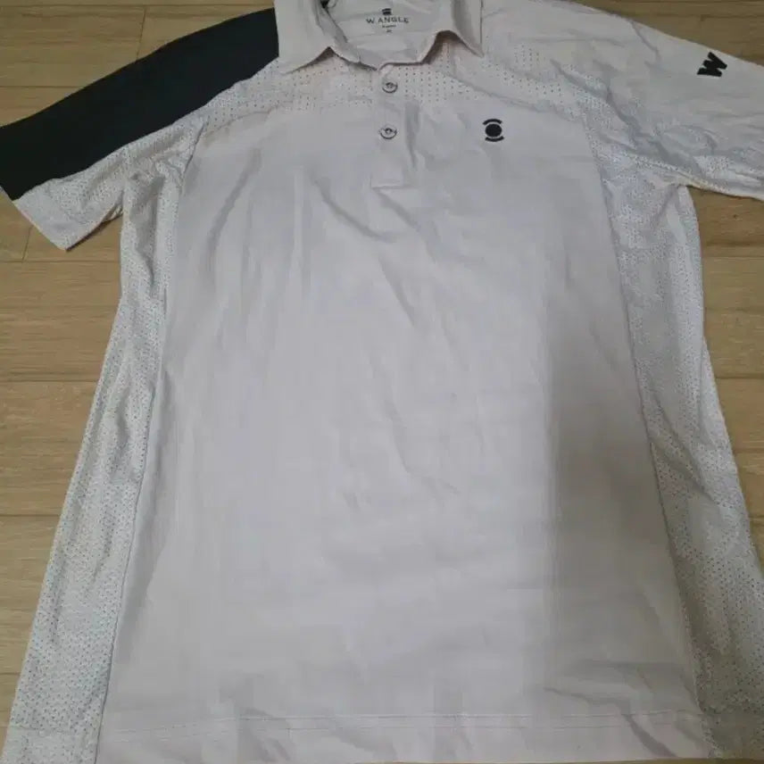 [BUNJANG] W.ANGLE95 Golf Wear Short-Sleeve Polo Shirt Pink/Black / W.ANGLE95 골프웨어 반팔 카라티 핑크/블랙   상태좋아요