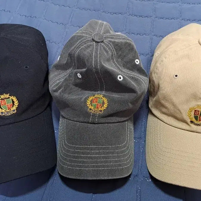 [BUNJANG] Outstanding Ball Cap 3-Set (Black, Gray, Beige) / 아웃스탠딩 볼캡 3종 세트 블랙/그레이/베이지