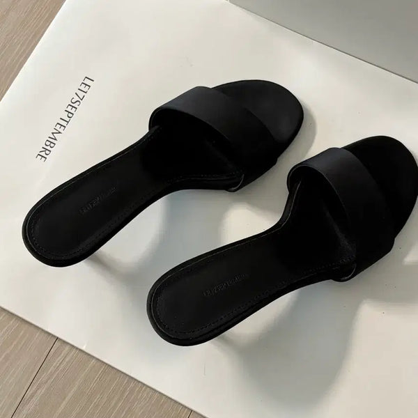 [BUNJANG] Les Septembre le917 Satin Heels Shoes / 르셉템버 le917 새틴 힐 슈즈