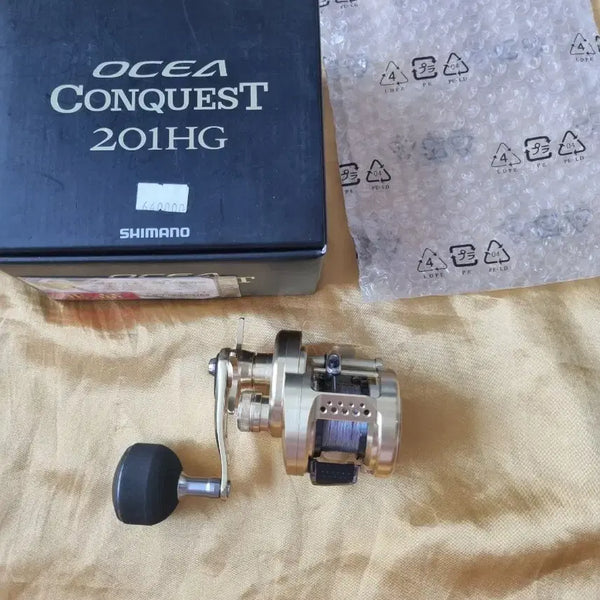 [BUNJANG] Shimano Ocea Conquest 201HG Gold Kong O-Con Baitcasting Reel / 시마노 오시아 콘퀘스트 201HG 금콩 오콘