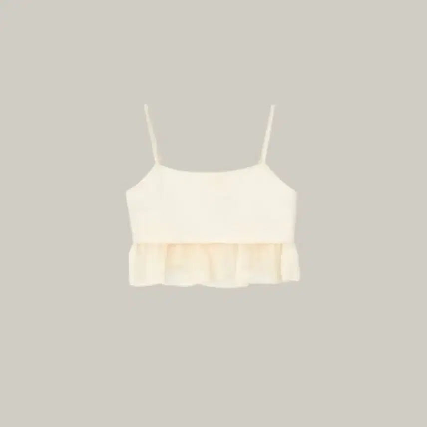 [BUNJANG] Wearther Chouchou Bustier Cream Beige S Standard Length / [새상품] 웨어웨더 슈슈 뷔스티에 크림베이지 s 기본기장