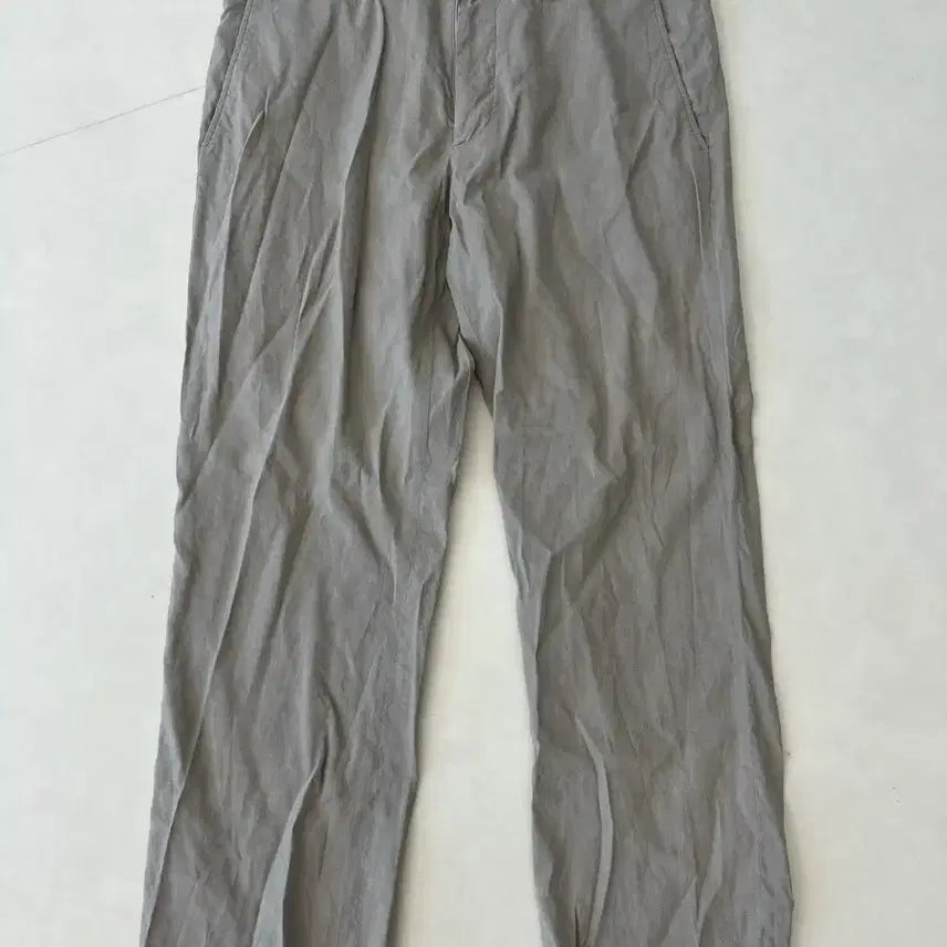 [BUNJANG] Time Homme Summer Linen Rayon Blend Slacks - Size 32 / 타임옴므 여름용 린넨 슬랙스 바지 32