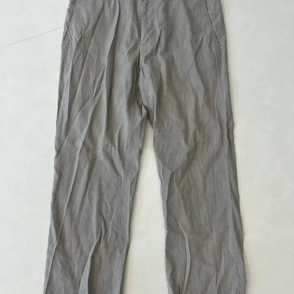 [BUNJANG] Time Homme Summer Linen Rayon Blend Slacks - Size 32 / 타임옴므 여름용 린넨 슬랙스 바지 32