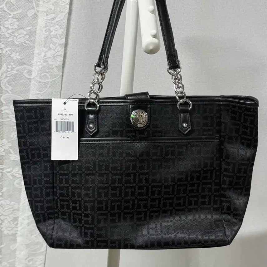 [BUNJANG] Tommy Hilfiger Tote Bag Black / 새상품) 타미힐피거 토트백 블랙