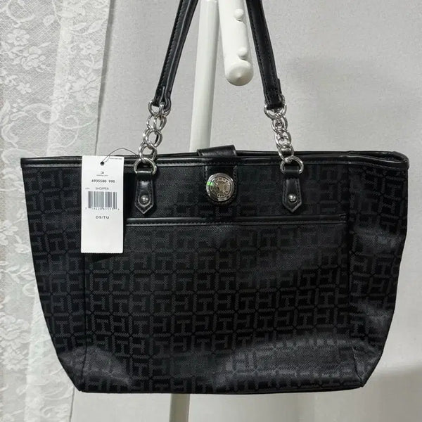 [BUNJANG] Tommy Hilfiger Tote Bag Black / 새상품) 타미힐피거 토트백 블랙