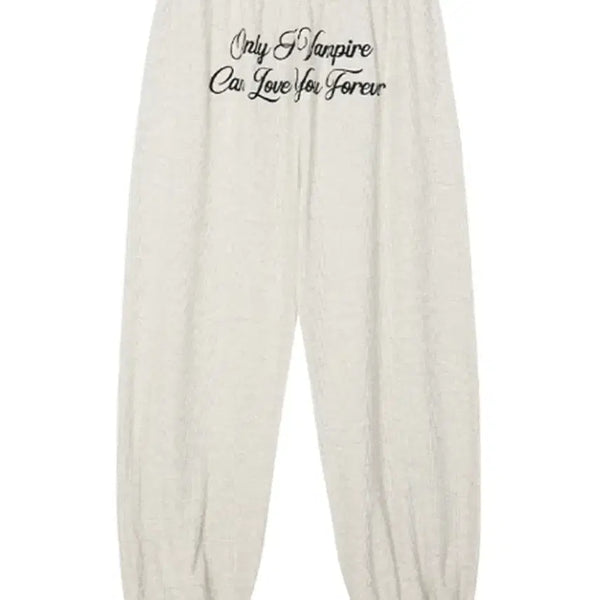 [BUNJANG] Mysterious Hotel WFLE Over Wide Pants [Ivory] / 미스테리어스호텔 / WFLE OVER WIDE PT [IVORY]