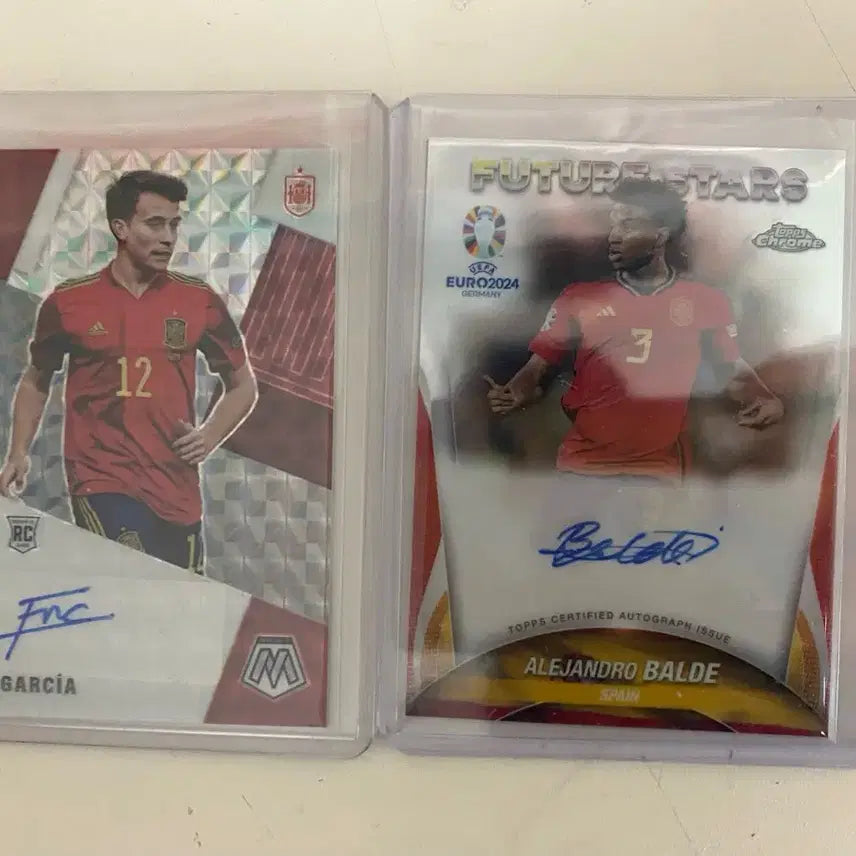 [BUNJANG] Eric Garcia + Gavi Autographed Rookie Cards / 바르셀로나 에릭 가르시아+ 발데 오토 랏