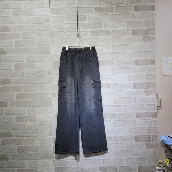 [BUNJANG] Washing Denim Pants Size S / ㅎ979 워싱 데님팬츠 S