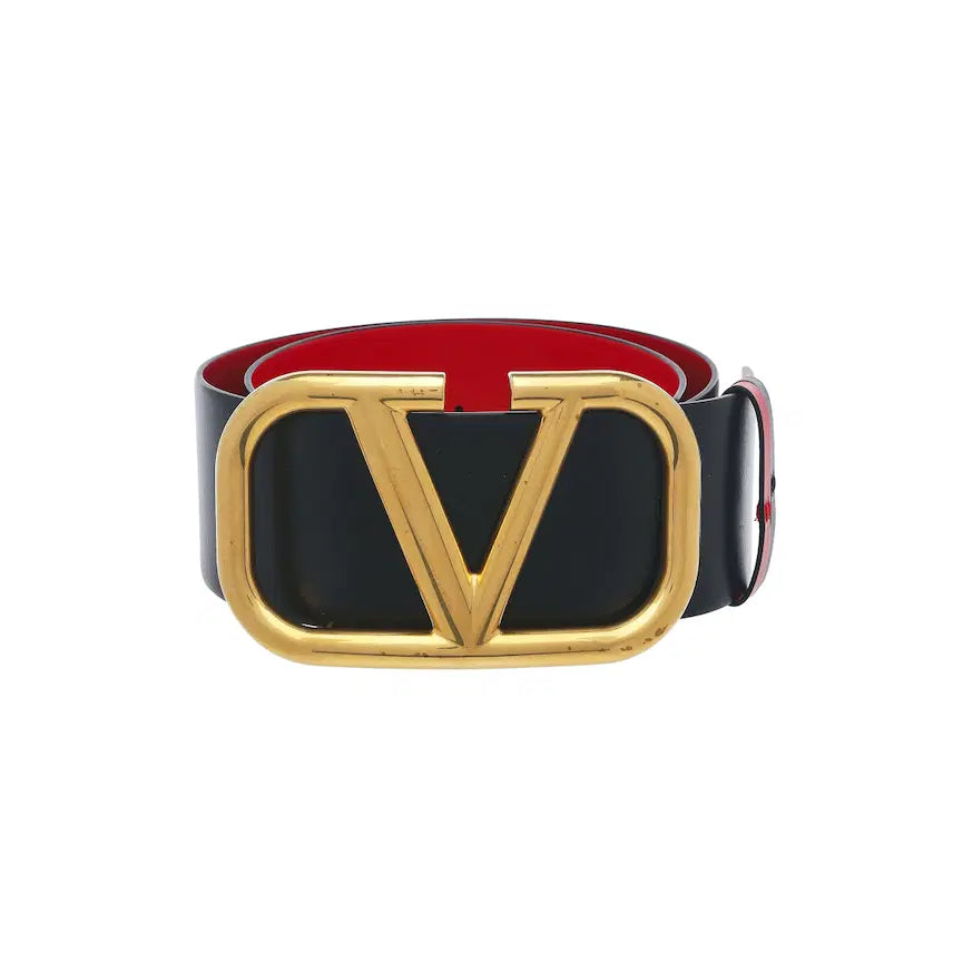 [BUNJANG] Valentino VLogo Reversible Buckle Belt / 발렌티노 브이로고 리버서블 버클 벨트
