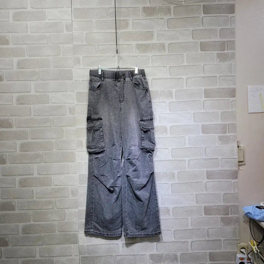 [BUNJANG] Denim Pocket Pants (Size 165) / ㅎ974 데님 포켓팬츠 165