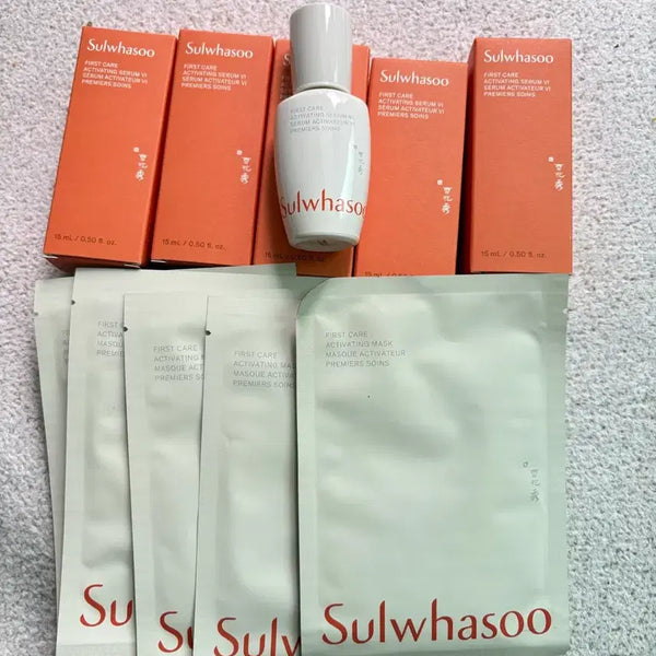 [BUNJANG] Sulwhasoo Concentrated Ginseng Renewing Cream Mask Set / 설화수 윤조마스크