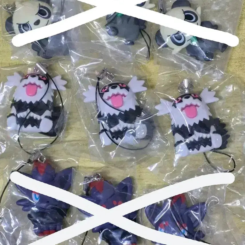 [BUNJANG] Pokemon Dark Type Flat Keychain / (개별 O)포켓몬스터 악타입 납작 키링 판매
