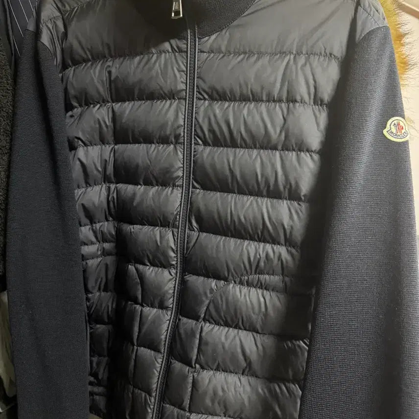 [BUNJANG] Moncler 21FW Knit Padded Navy M / 21fw 몽클레어 니트패딩 네이비색상 M