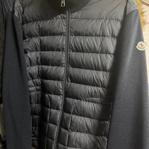 [BUNJANG] Moncler 21FW Knit Padded Navy M / 21fw 몽클레어 니트패딩 네이비색상 M