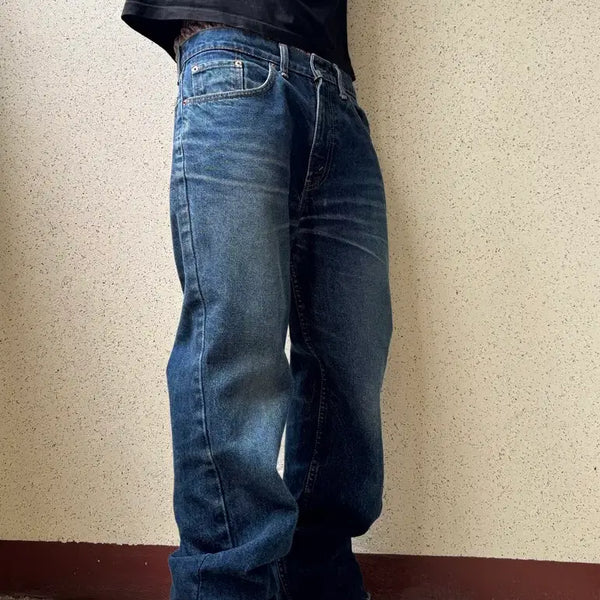 [BUNJANG] Levi's 505 Regular Straight Leg Denim Pants / 리바이스 505 레귤러 스트레이트진 데님 팬츠90s