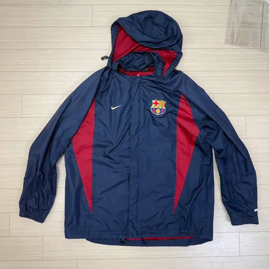 [BUNJANG] Nike Barcelona Windbreaker Vintage L / 나이키 바르셀로나 바람막이 빈티지 L