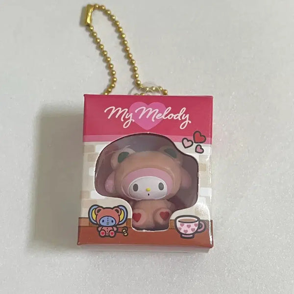 [BUNJANG] My Melody Miniature Keychain Figure Set / 마이멜로디 가챠 미니어처쳐 키링 피규어 헬로키티 산리오 마멜 쿠로미