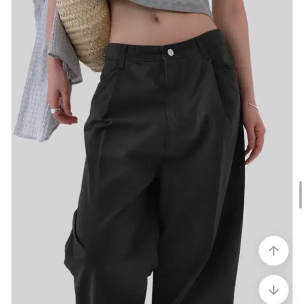 [BUNJANG] Autumn Made Summer Washing Wide Pants Charcoal / 어텀 made 썸머워싱와이드팬츠 차콜