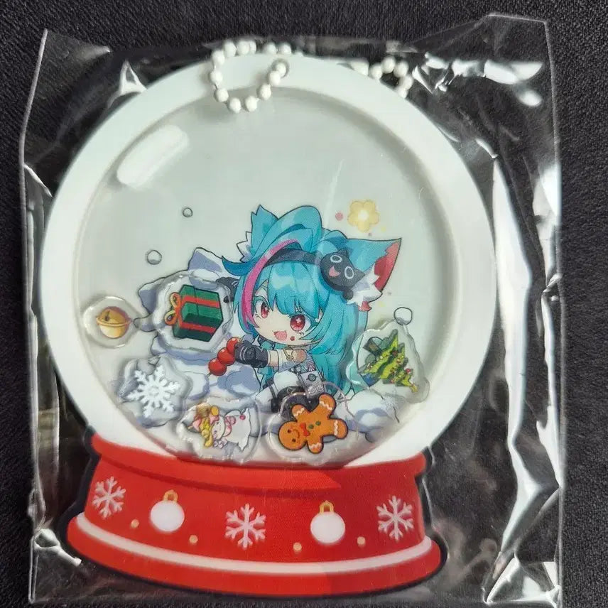 [BUNJANG] Leehwan NTE Mint Snow Globe Keyring / 이환 NTE 민트 Mint 스노우볼 키링 키홀더 Neverness To