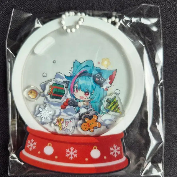 [BUNJANG] Leehwan NTE Mint Snow Globe Keyring / 이환 NTE 민트 Mint 스노우볼 키링 키홀더 Neverness To