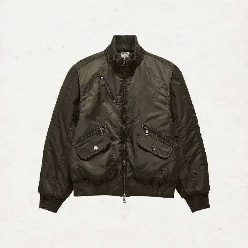 [BUNJANG] DANDEL MA-1 Flight Jumper Khaki Size 2 / 단델 MA-1 항공점퍼 카키