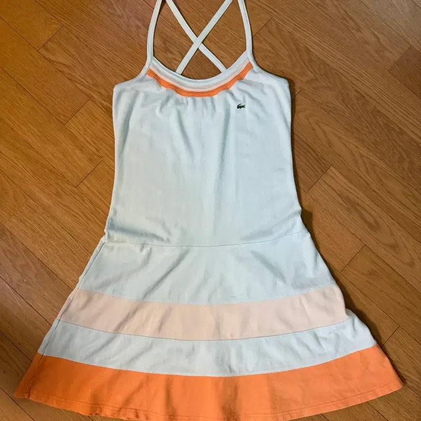 [BUNJANG] Lacoste Flare Fit Pastel Collar Dress / 라코스테 원피스 (36)
