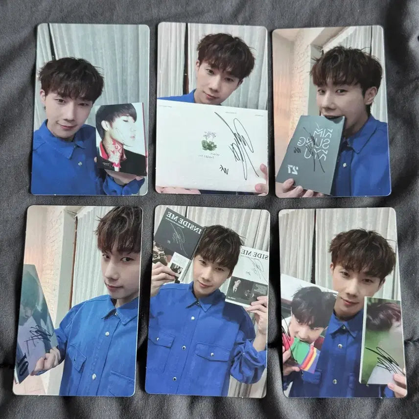 [BUNJANG] Infinite Sunggyu Fanmeeting Exclusive Photocard Bundle Set (6 pcs) / 인피니트 김성규 팬미팅 입장 특전 포카 6장 일괄