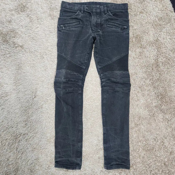 [BUNJANG] Balmain Biker Jeans (Size 31) / (빈티지박스)발망 정품 바이커진 31