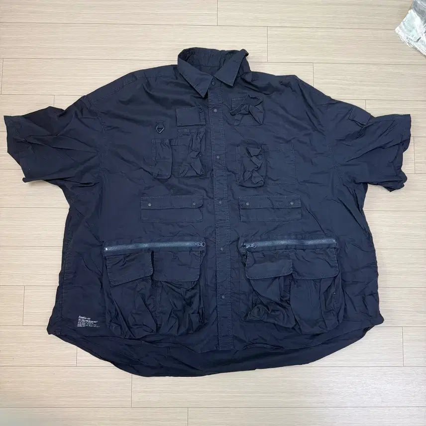 [BUNJANG] Freshservice Tactical Shirt Navy / 프레시서비스 freshservice 택티컬 셔츠 네이비 free
