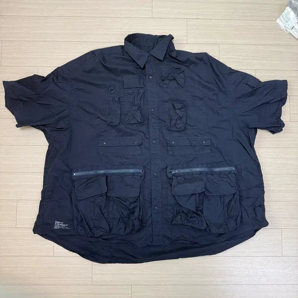 [BUNJANG] Freshservice Tactical Shirt Navy / 프레시서비스 freshservice 택티컬 셔츠 네이비 free