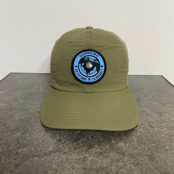 [BUNJANG] Supreme 6-Panel Compass Cap Hat / (OS) 슈프림 6패널 볼캡 모자 콤파스 카키 올리브
