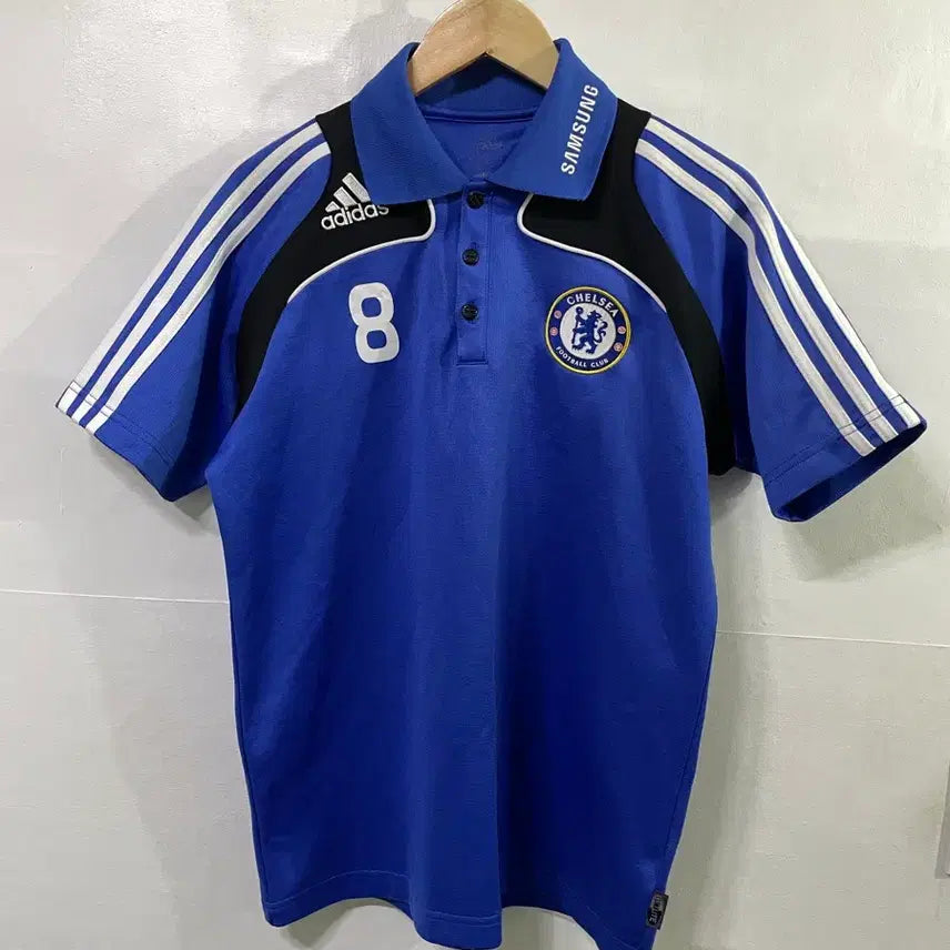 [BUNJANG] Adidas Chelsea 08-09 Home S/S Pique Jersey / 첼시 08-09 아디다스 PK 져지 피케 셔츠 삼성