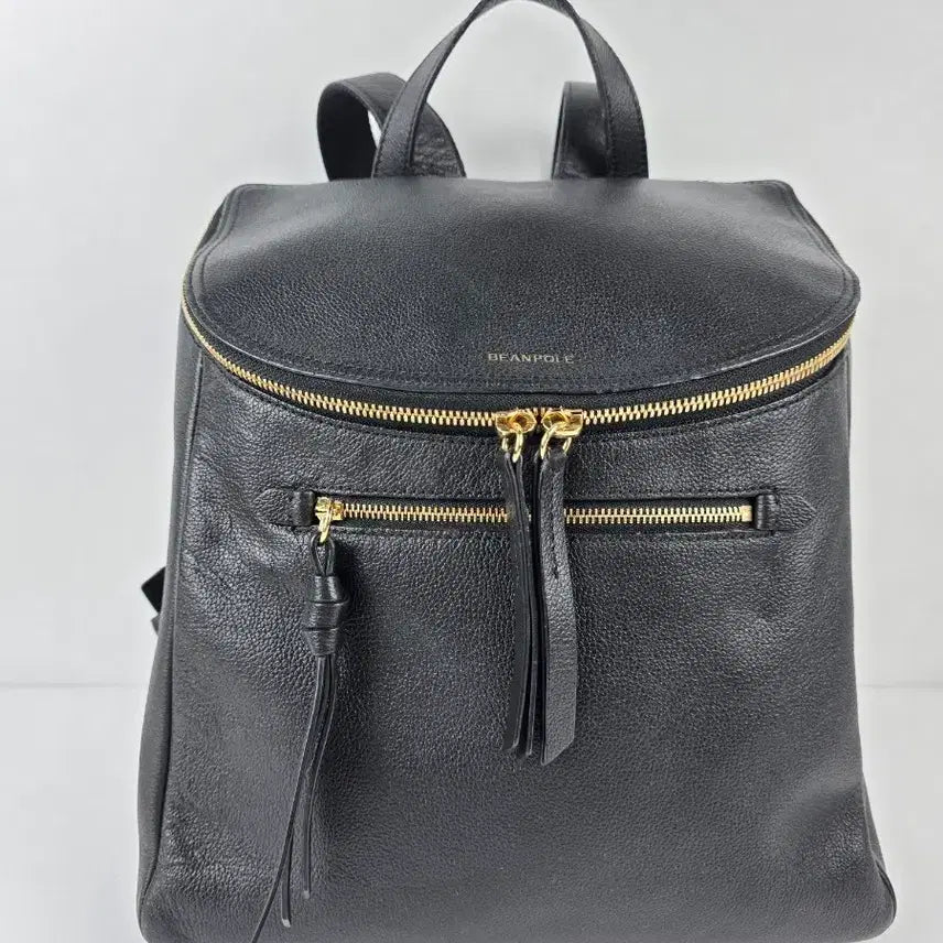 [BUNJANG] Beanpole Cowhide Leather Backpack / 빈트로^^빈폴 소가죽 백팩