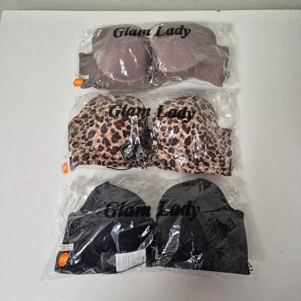 [BUNJANG] Glam Lady 3-Piece Bra Set 85B / 글램 레이디 3종 브라 세트 85B