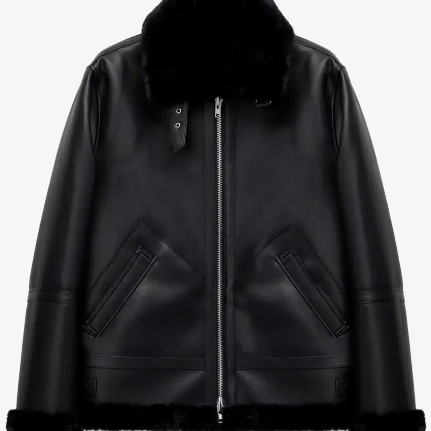 [BUNJANG] Dope Jasons Solid Mutton Leather Jacket / 도프제이슨 솔리드 무톤 자켓 무스탕 women 사이즈