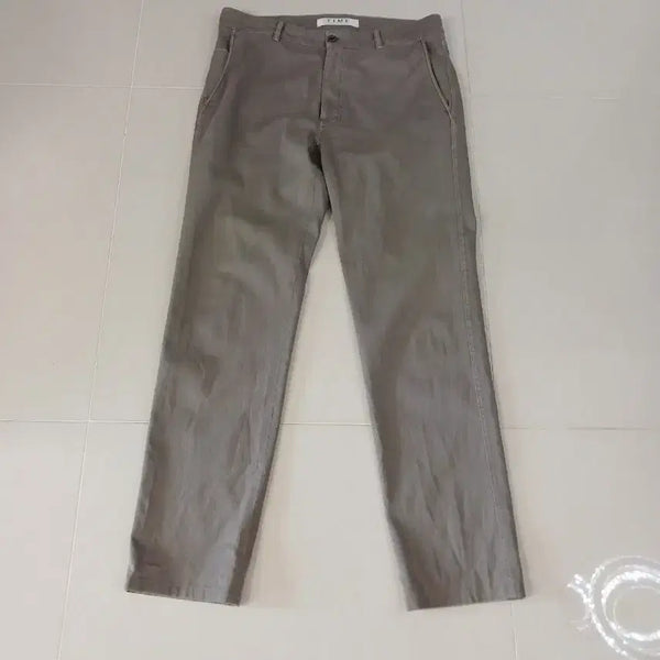 [BUNJANG] Time Straight Fit Cotton Spandex Pants Men's / 타임 스트레이트핏 면스판 바지 남성